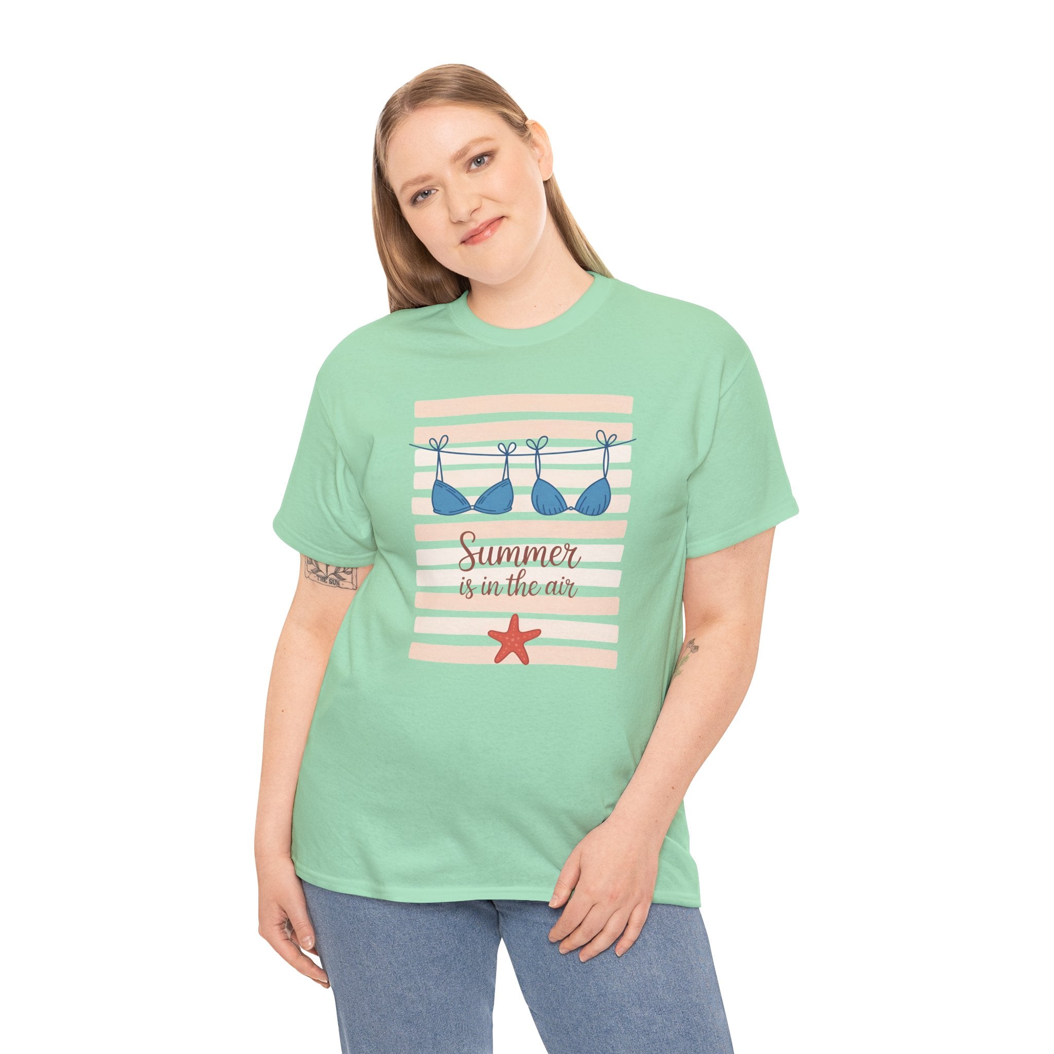 Summer Is In The Air Tee — Beach Bikini Graphic T-Shirt