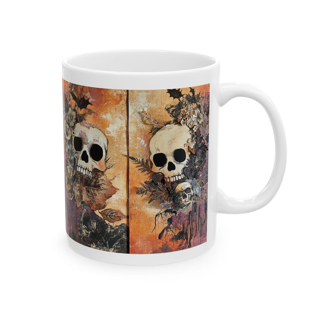 Skull Flower Coffee Mug