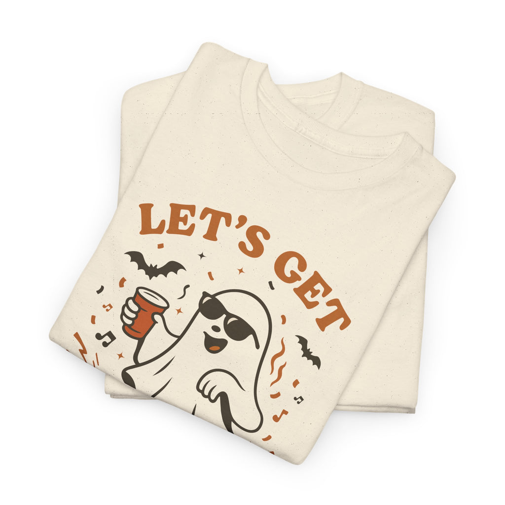 Spooky Ghost Party T-Shirt – Let’s Get Sheet-Faced