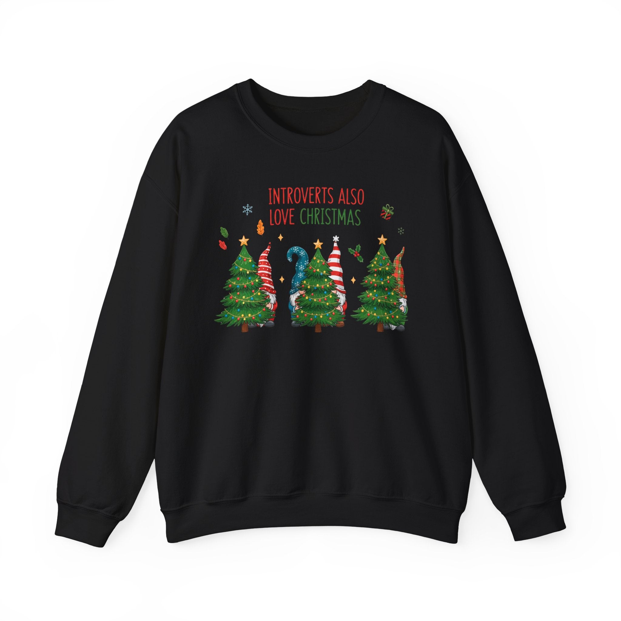 Introverts Also Love Christmas Sweatshirt