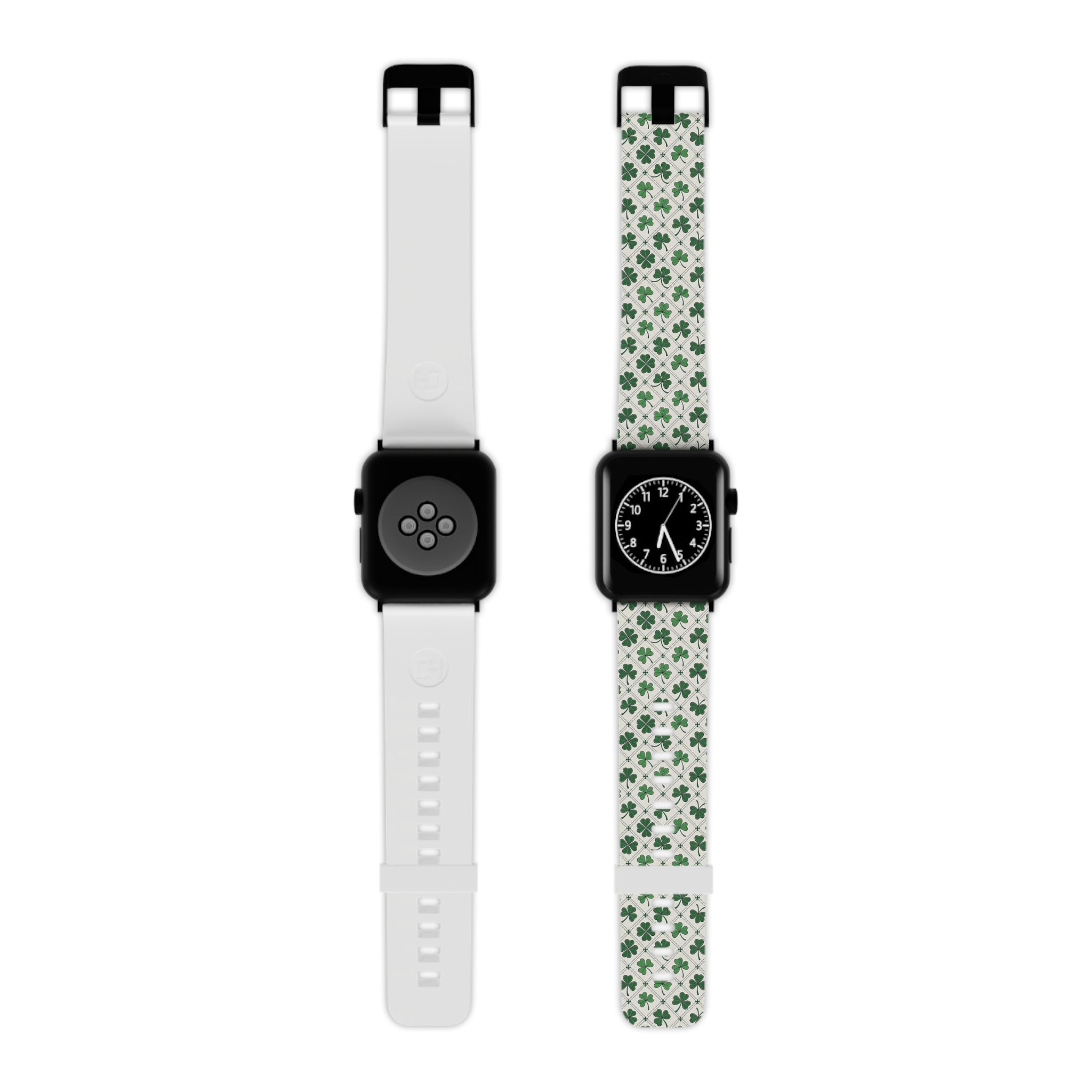 Clover Pattern Apple Watch Band — Green Shamrock St. Patrick’s Day Strap