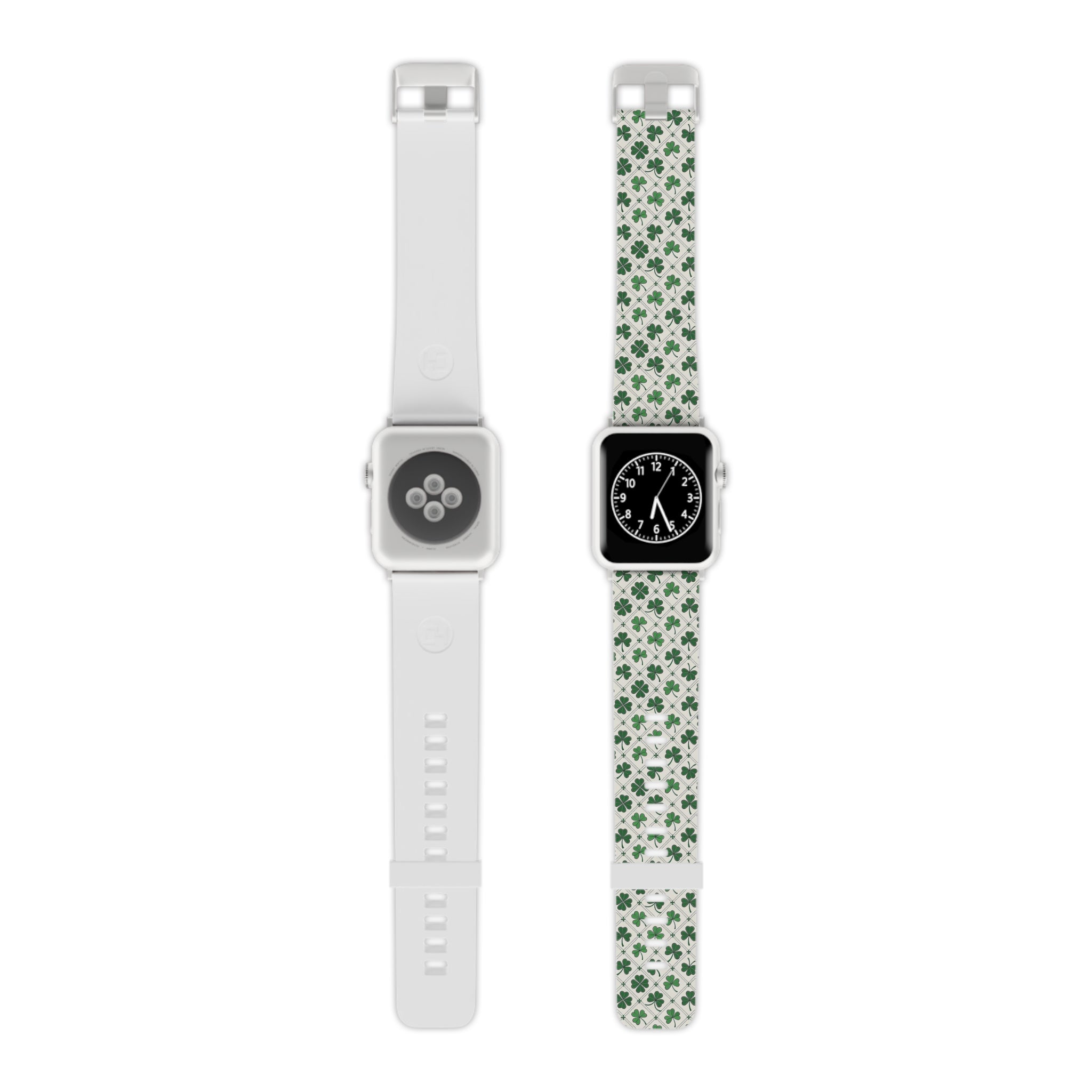 Clover Pattern Apple Watch Band — Green Shamrock St. Patrick’s Day Strap