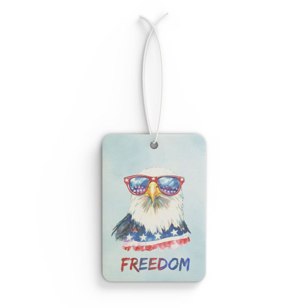 Patriotic Eagle Car Air Freshener – 'Freedom' Sunglasses Design