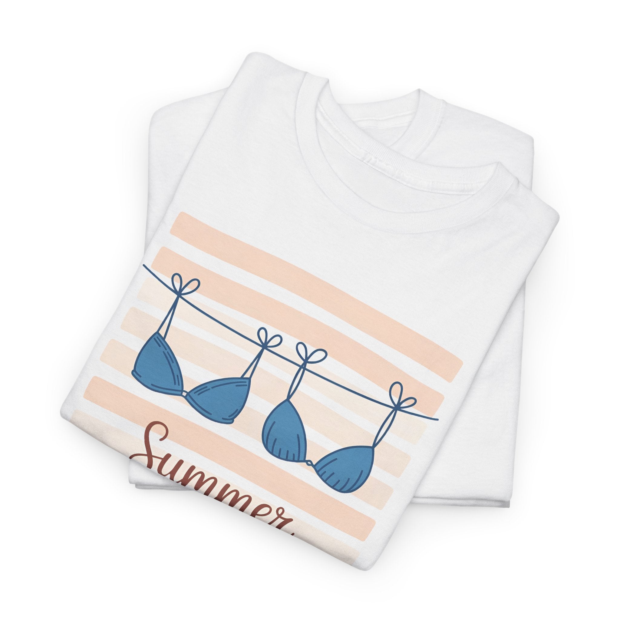 Summer Is In The Air Tee — Beach Bikini Graphic T-Shirt