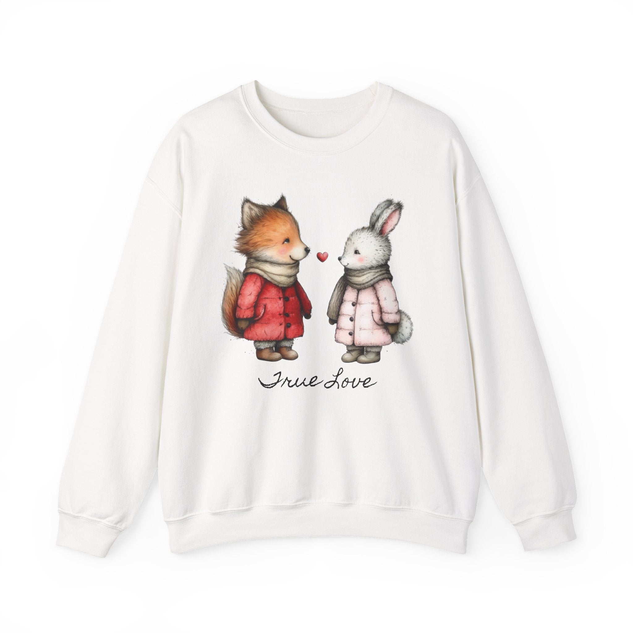 Cute Fox & Bunny Personalized Crewneck