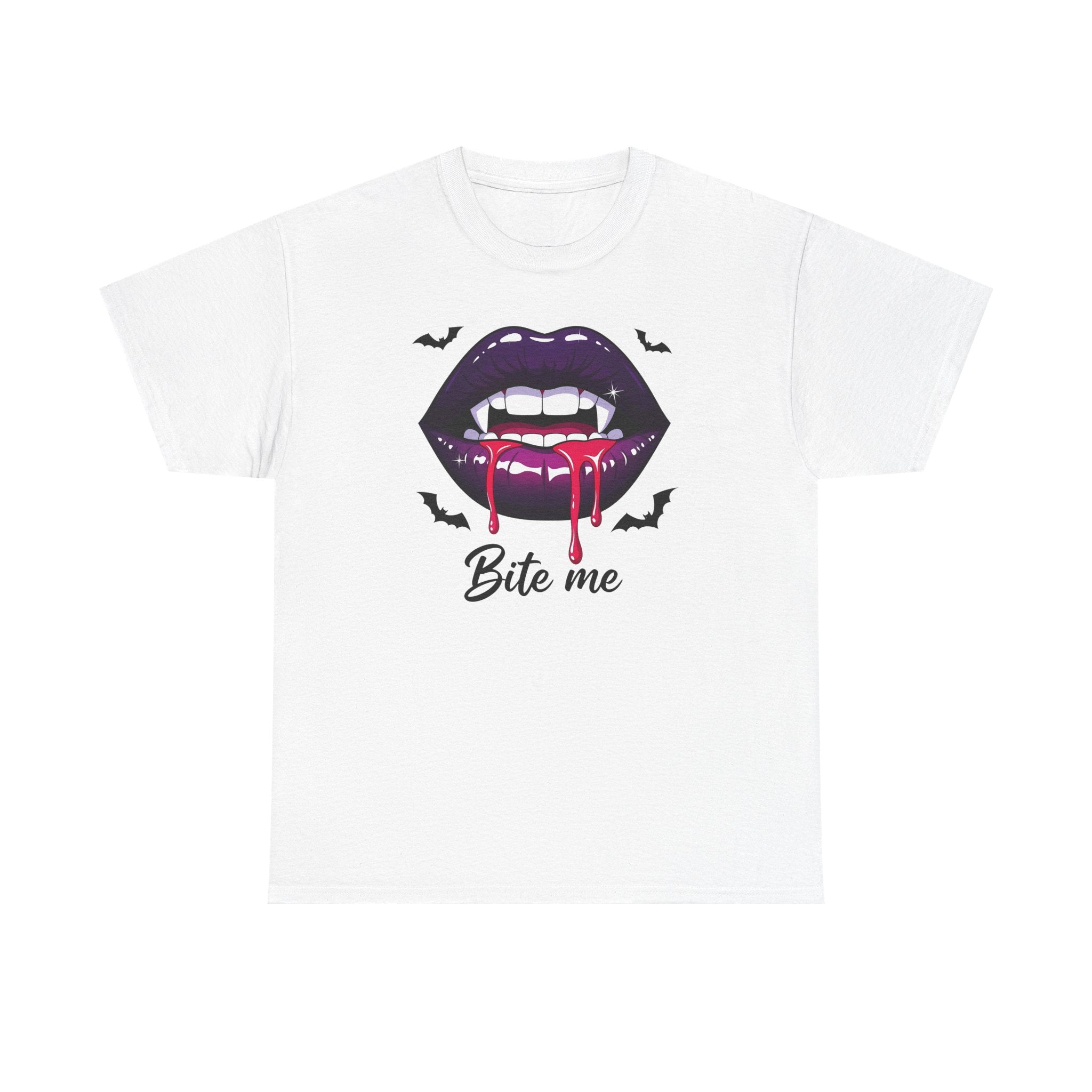 Vampire Lip Bite Me T-shirt