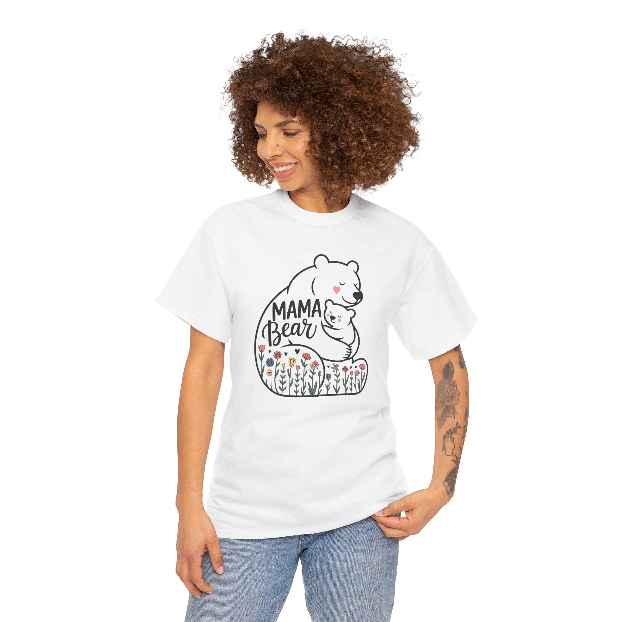 Mama Bear Tee — Cute Mother & Baby Bear Graphic Shirt