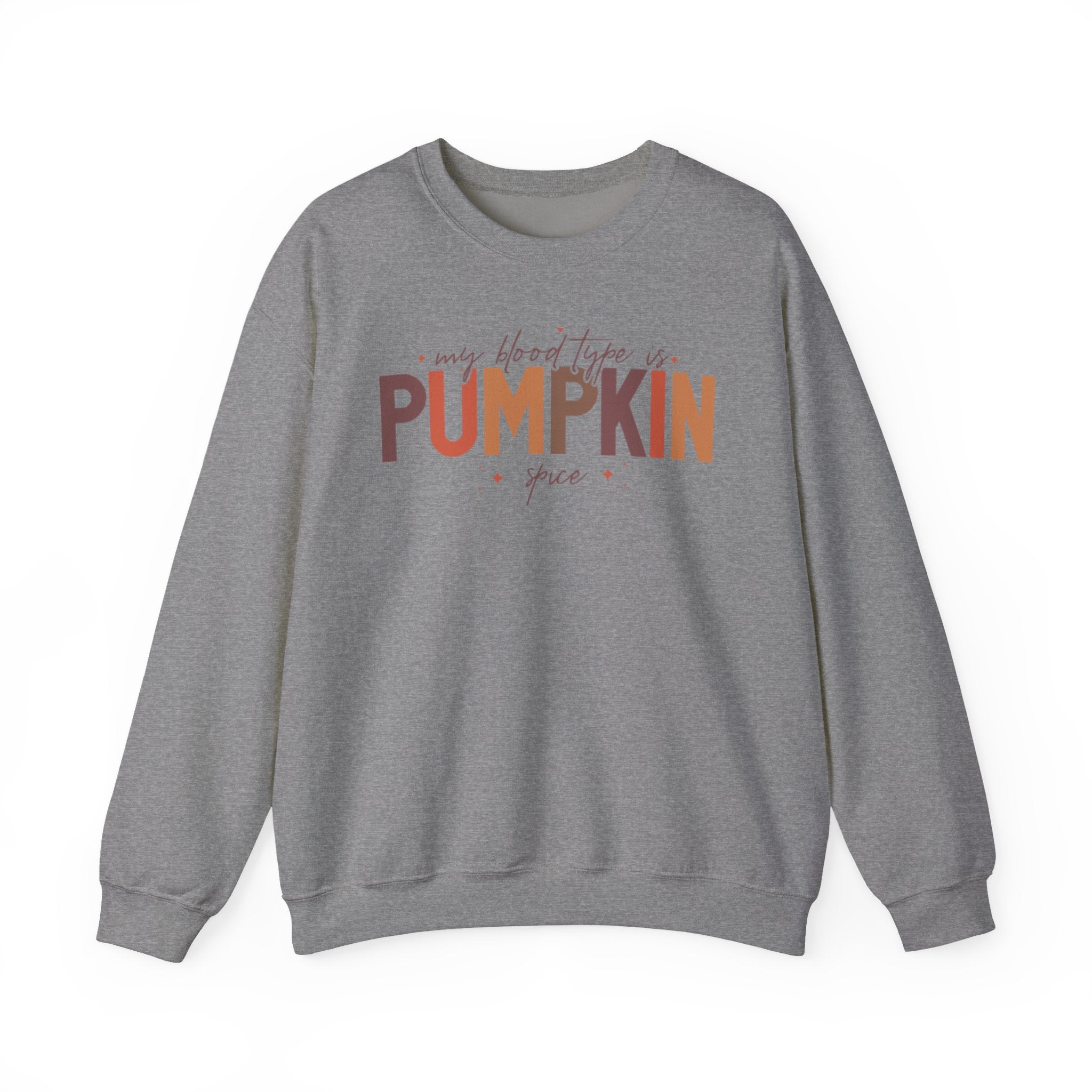 My Blood Type Is Pumpkin Spice Crewneck Sweatshirt