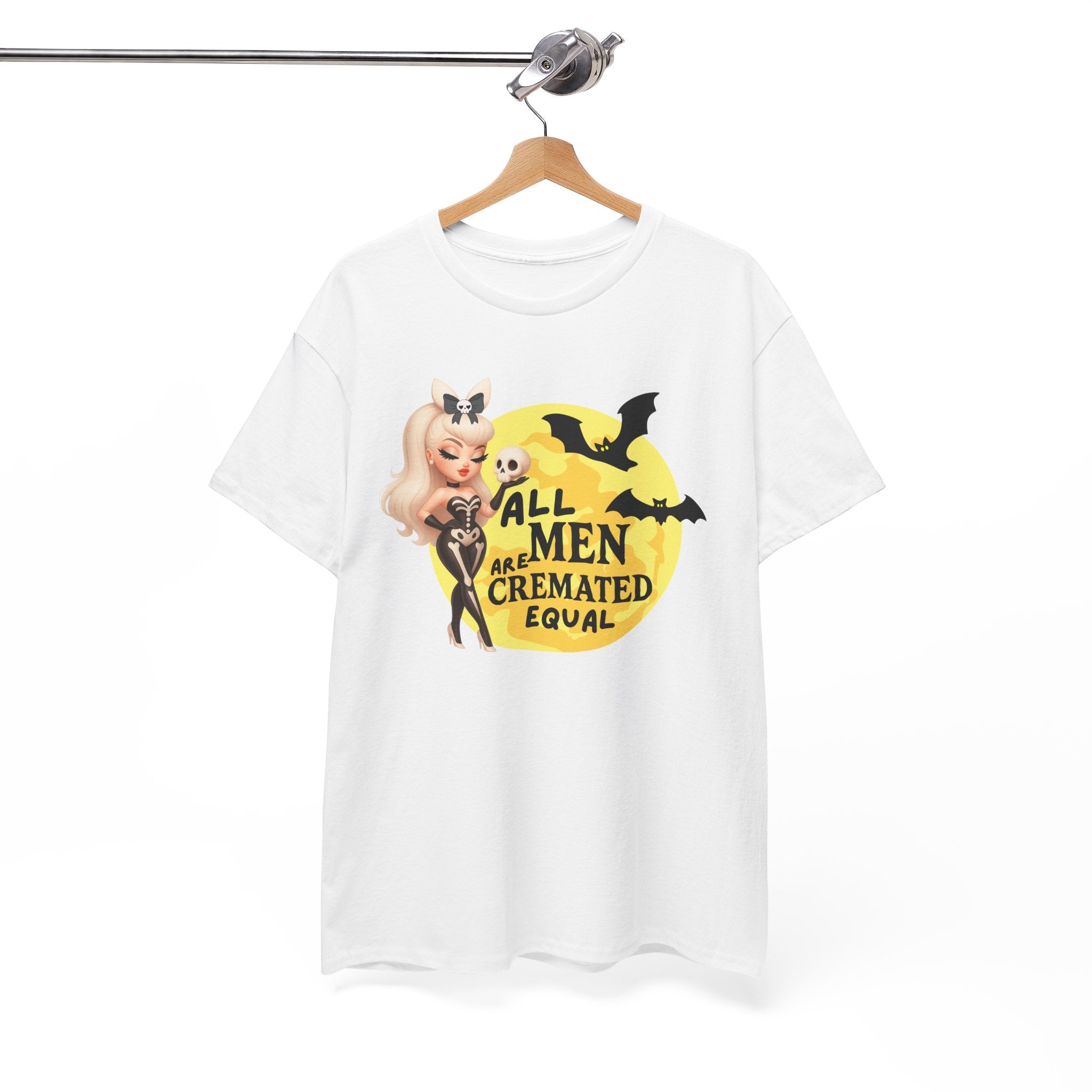 All Men Are Cremated Equal Spooky Humor T-shirt