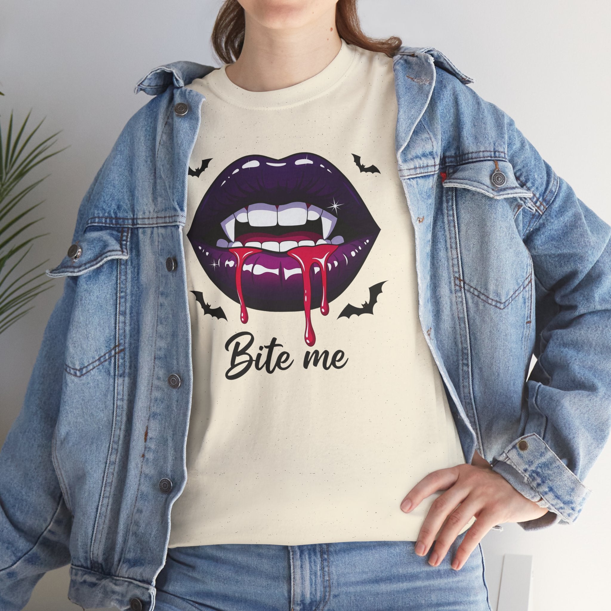Vampire Lip Bite Me T-shirt