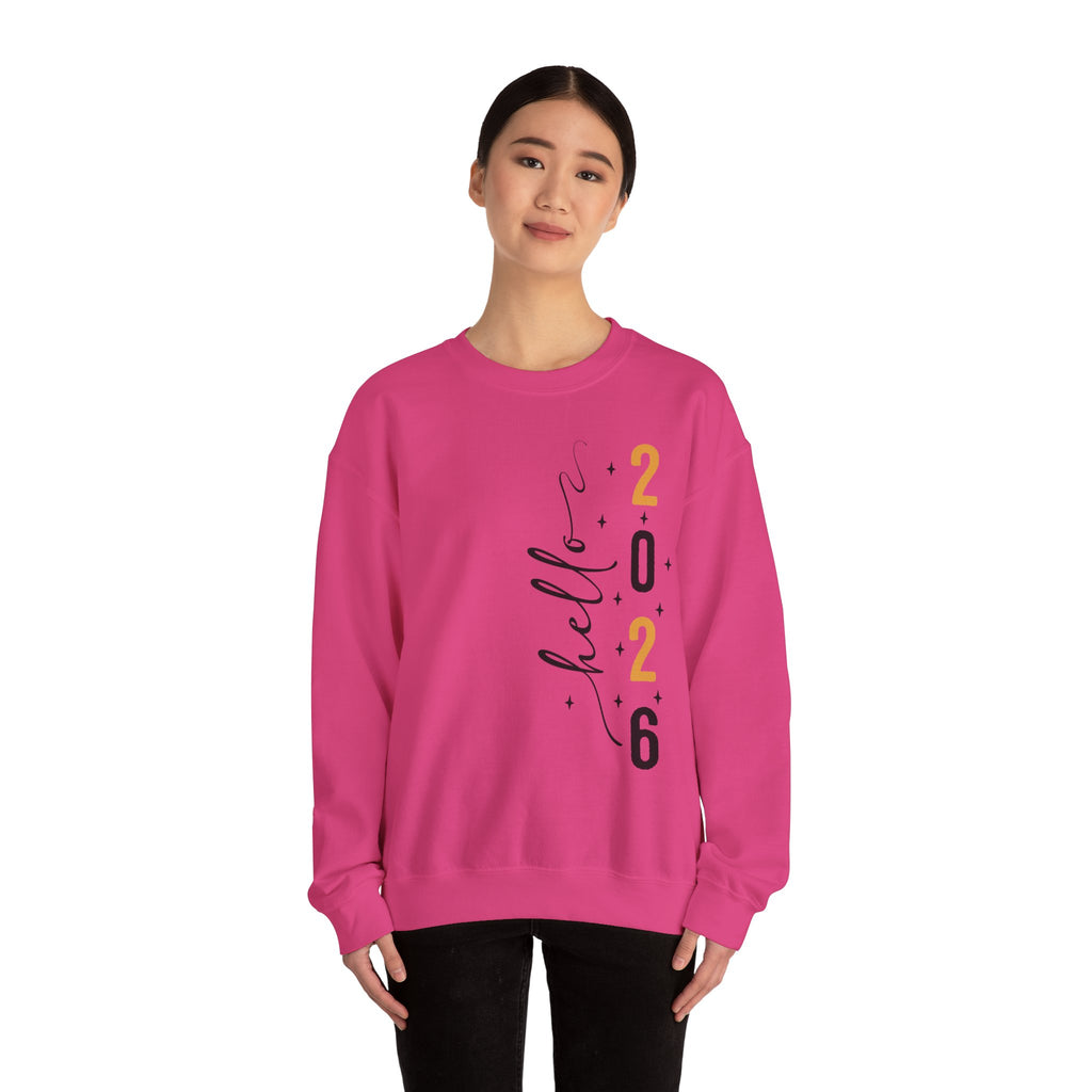 2026 New Year Graphic Pullover Sweatshirt