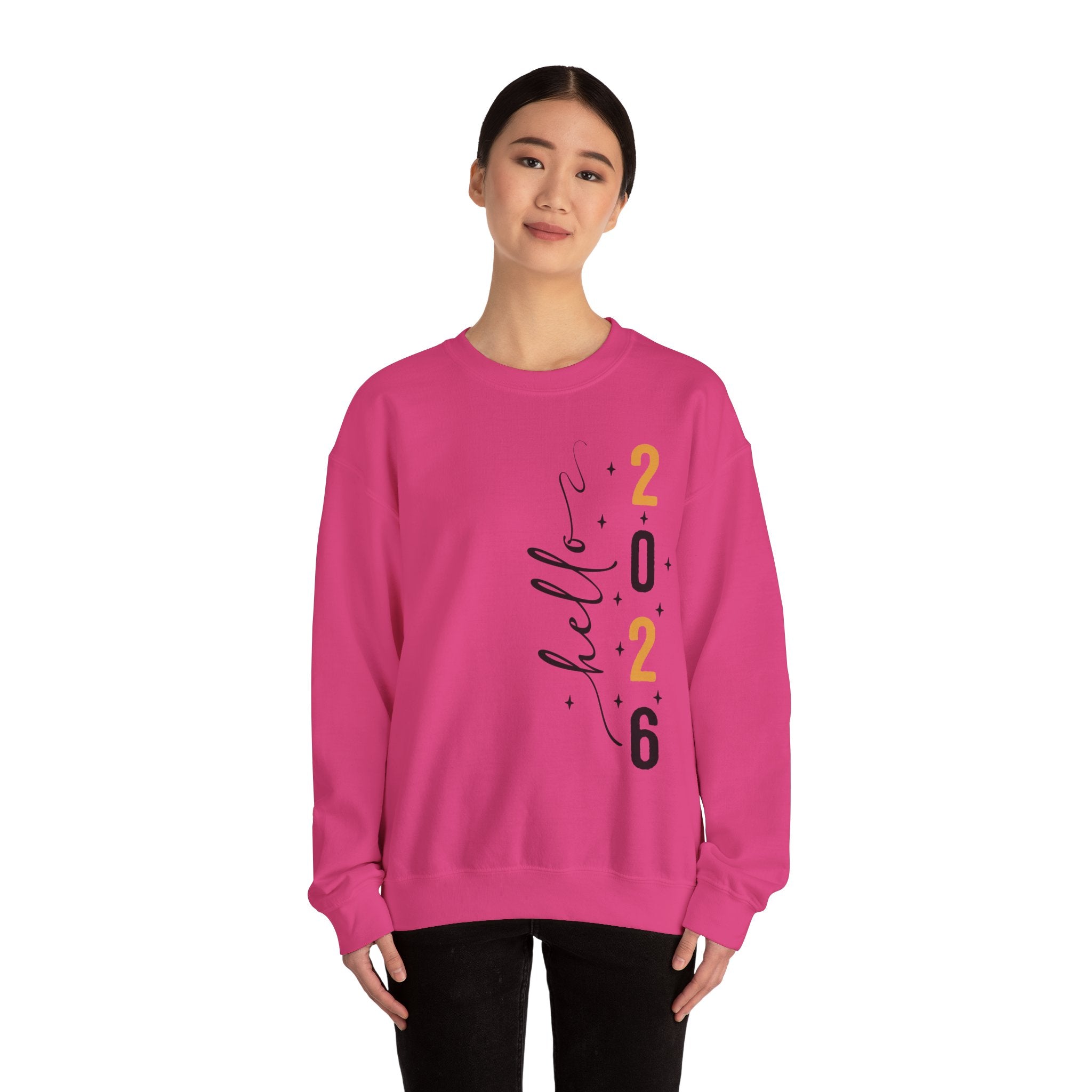 2026 New Year Graphic Pullover Sweatshirt