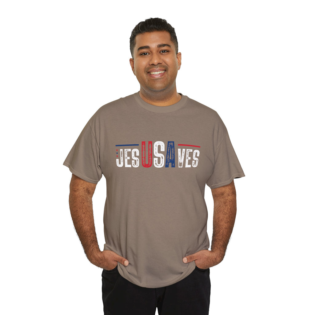 Jesus Saves Patriotic T-Shirt
