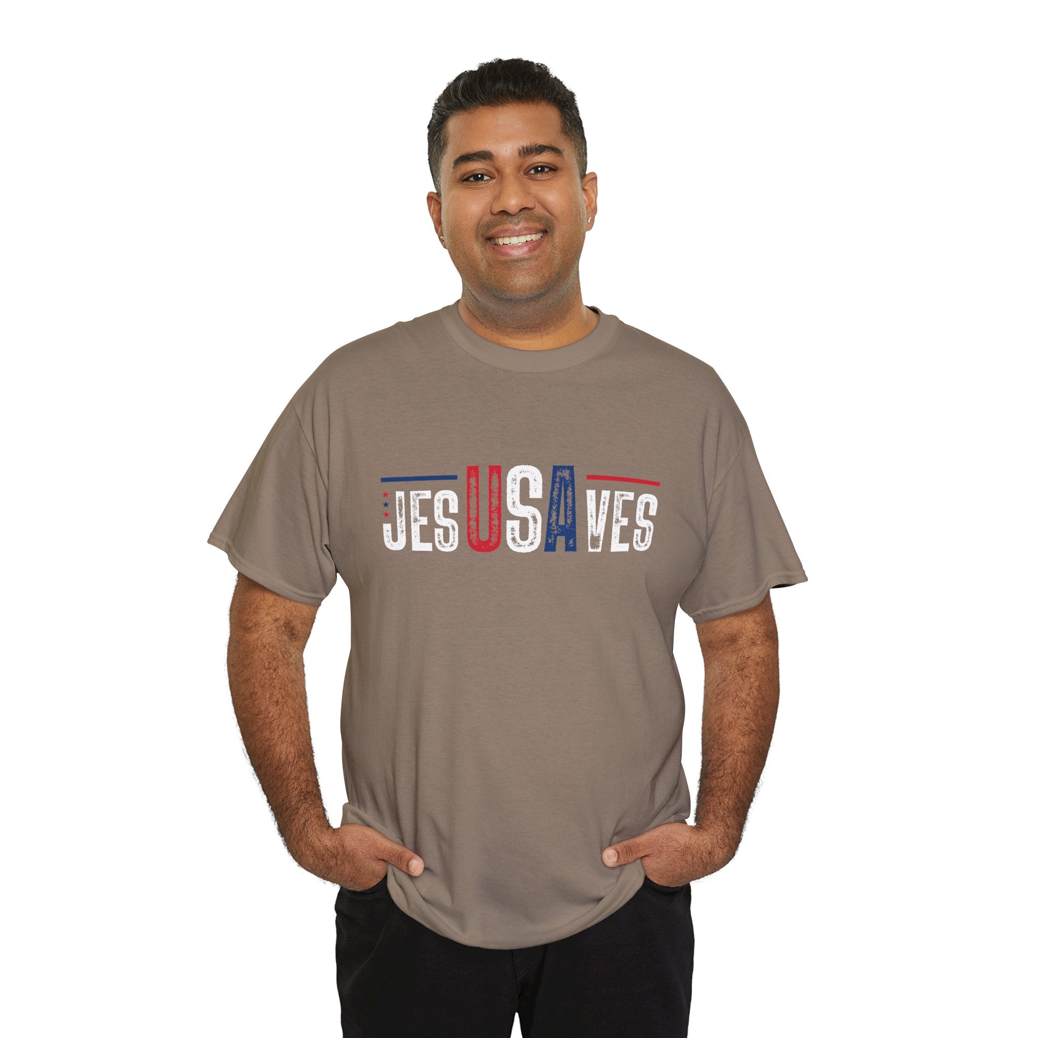 Jesus Saves Patriotic T-Shirt