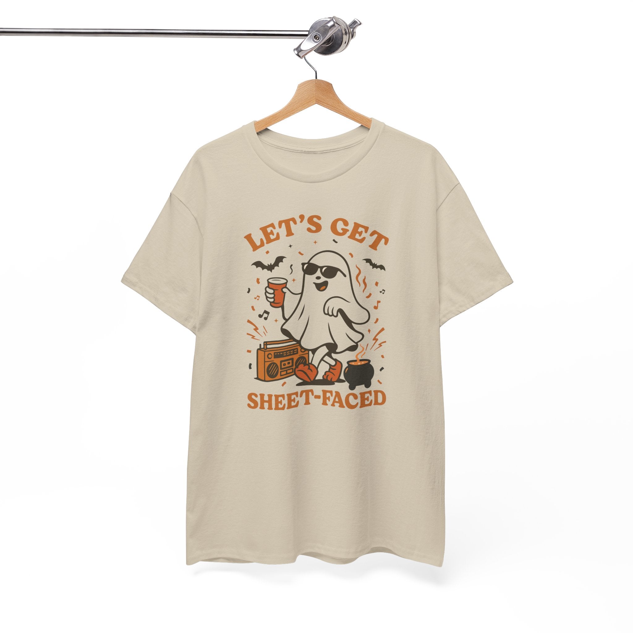Spooky Ghost Party T-Shirt – Let’s Get Sheet-Faced
