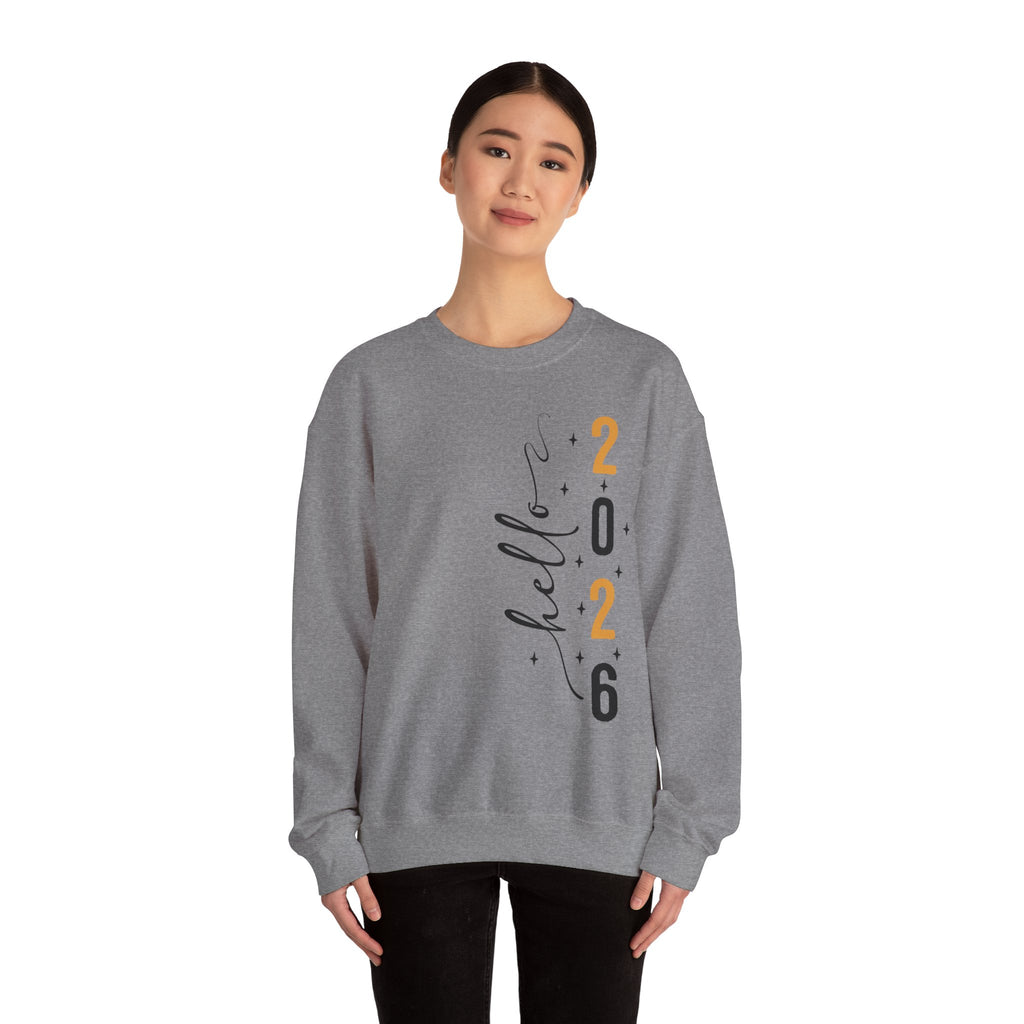 2026 New Year Graphic Pullover Sweatshirt