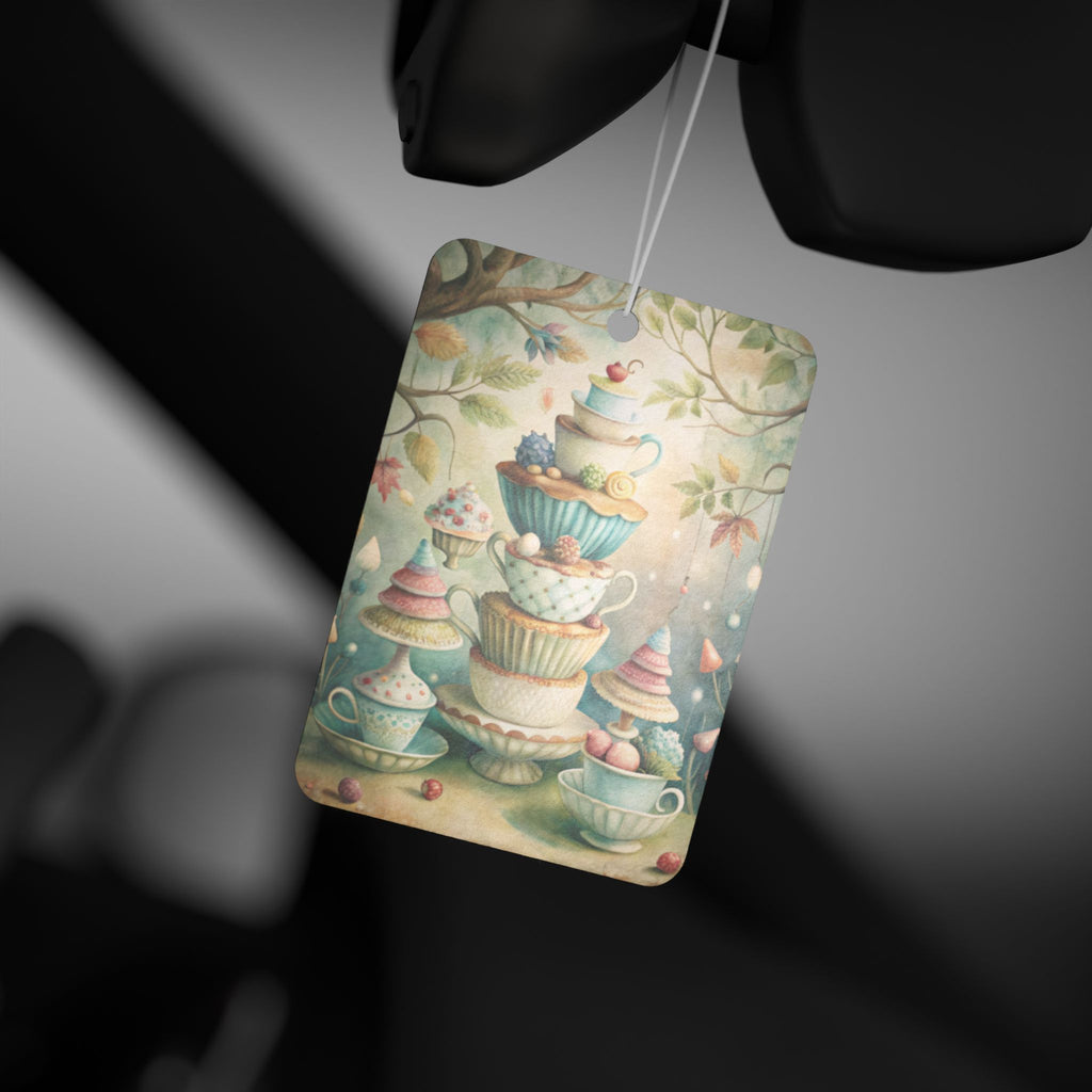Whimsical Cupcake Teaparty Car Air Freshener
