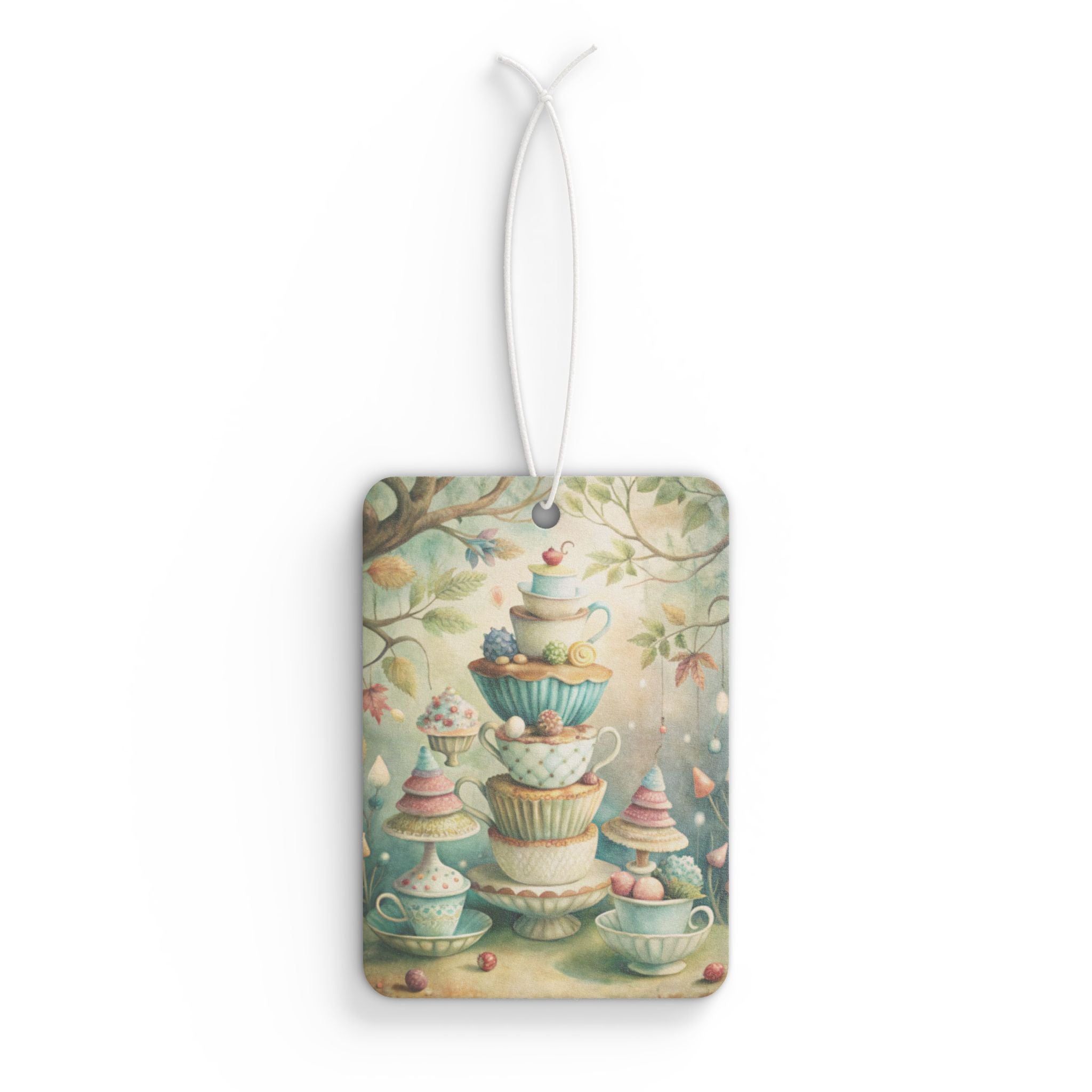 Whimsical Cupcake Teaparty Car Air Freshener