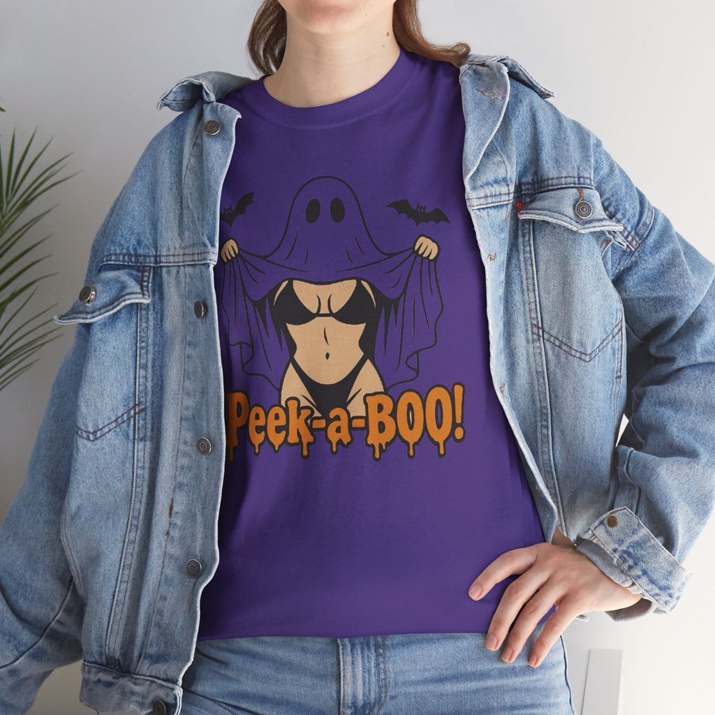 Spooky Ghost Peek-a-Boo T-shirt