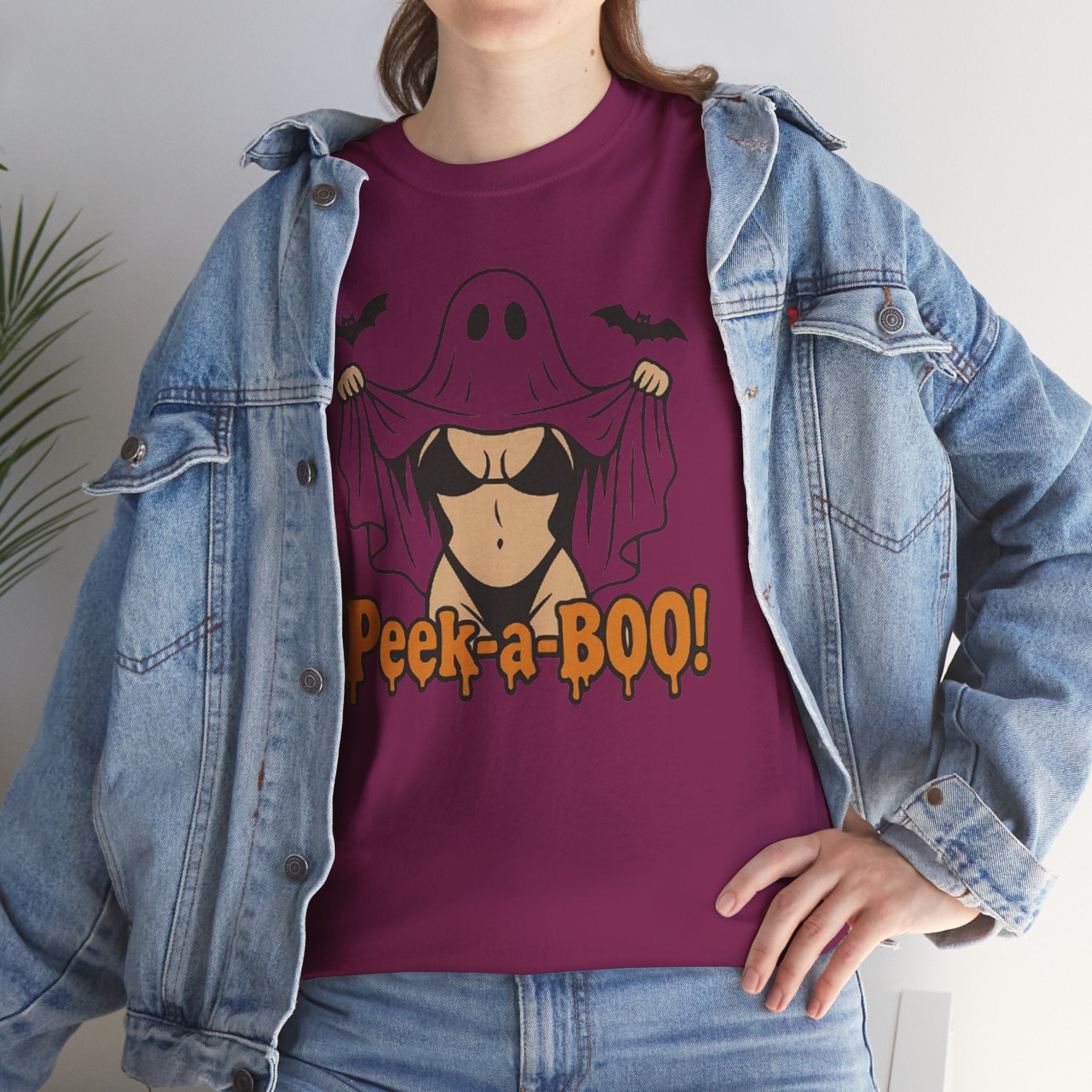 Spooky Ghost Peek-a-Boo T-shirt