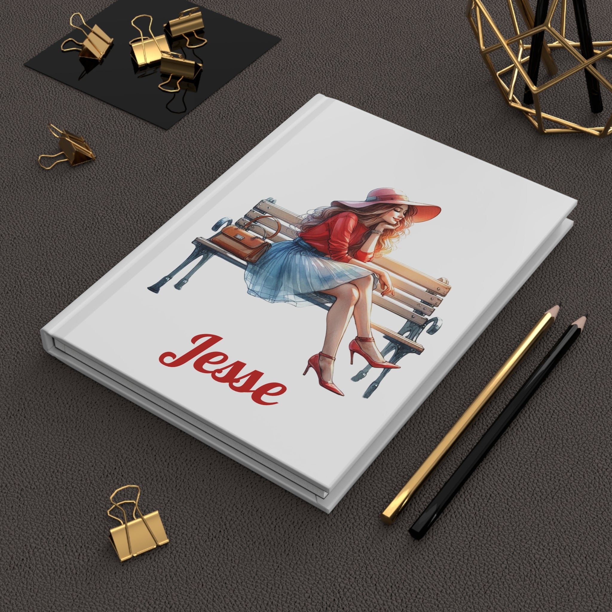 Personalized Fashionista Hardcover Journal