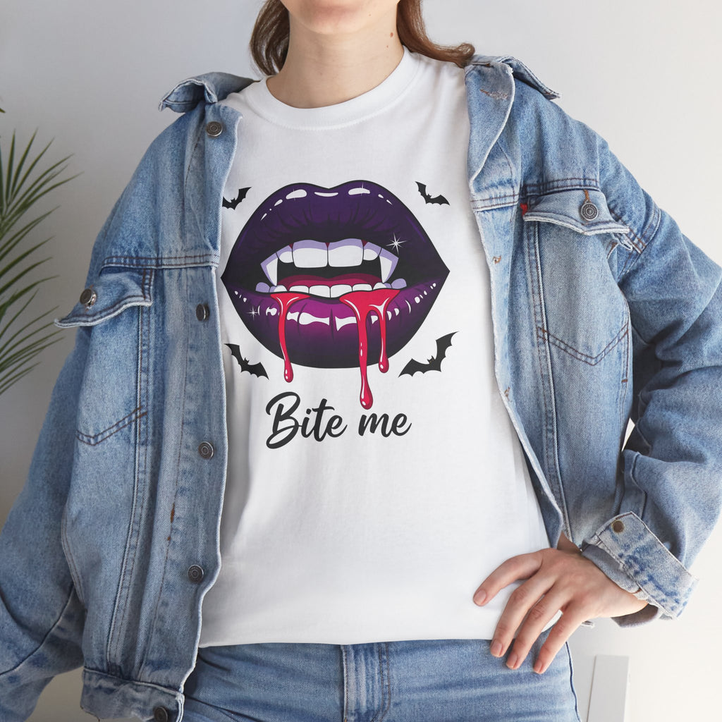 Vampire Lip Bite Me T-shirt