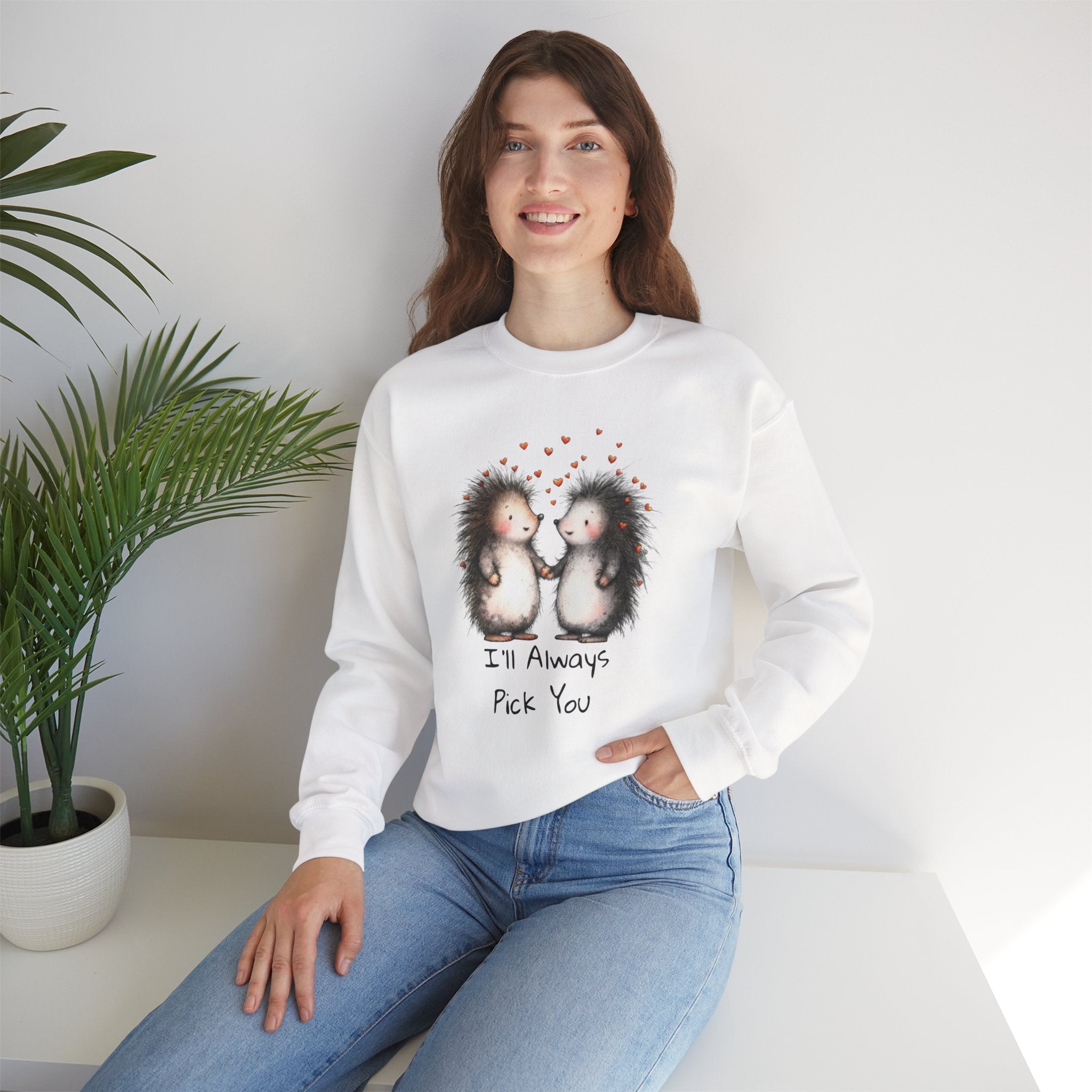Hedgehog Couple Personalized Sweatshirt
