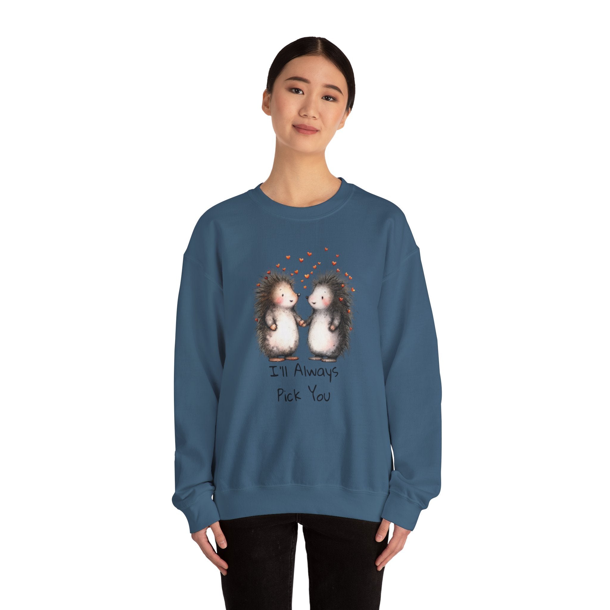 Hedgehog Couple Personalized Sweatshirt