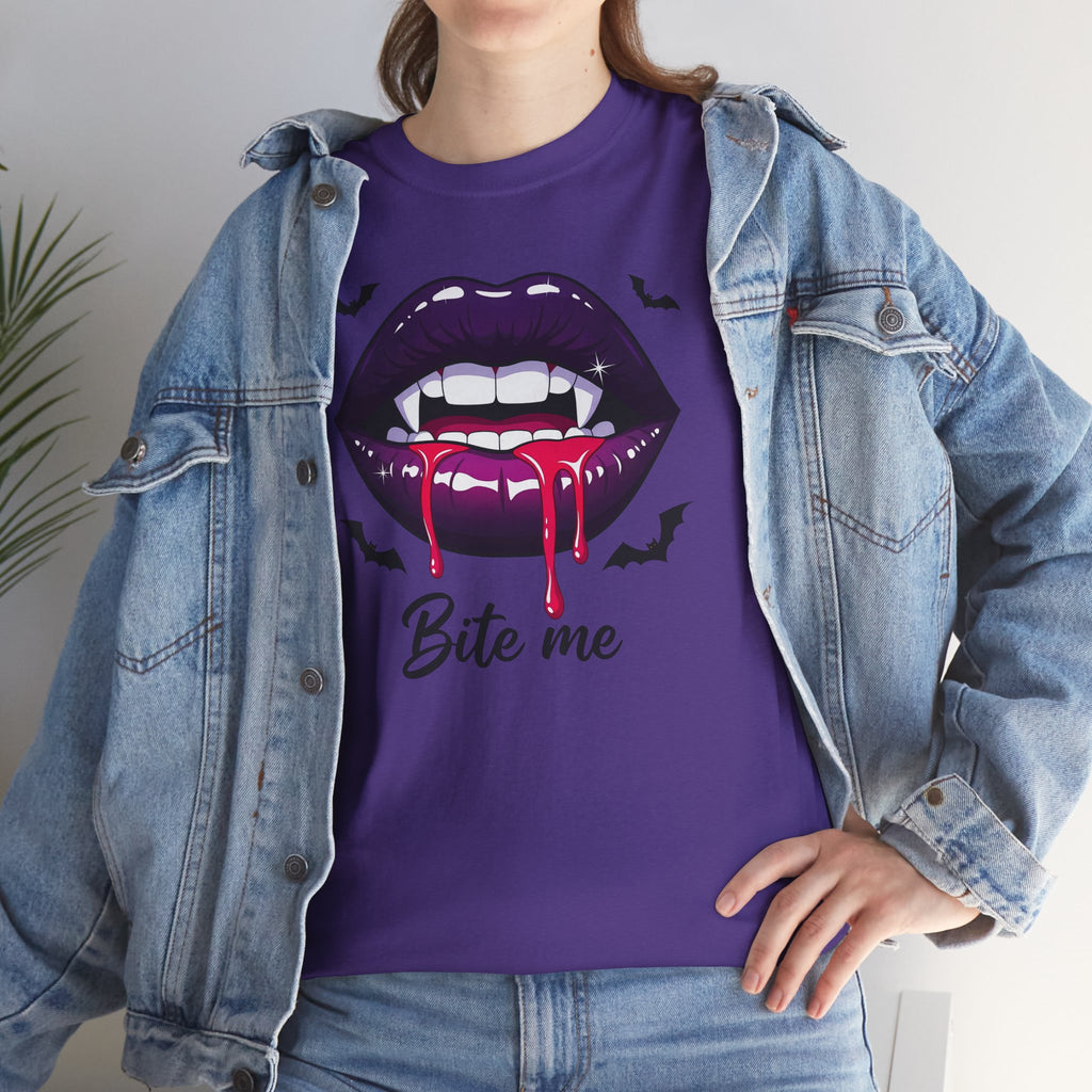 Vampire Lip Bite Me T-shirt