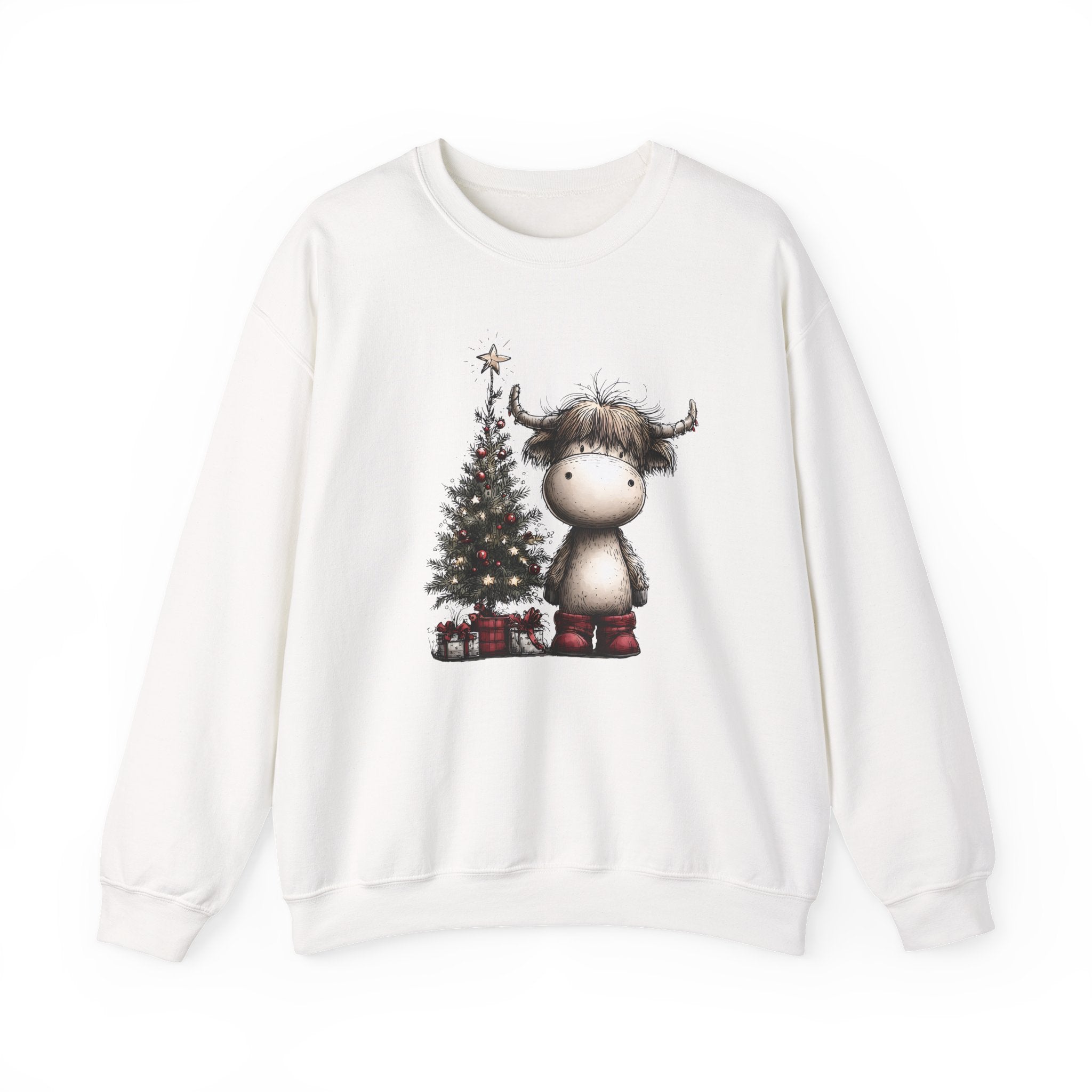 Christmas Moose Crewneck Sweatshirt