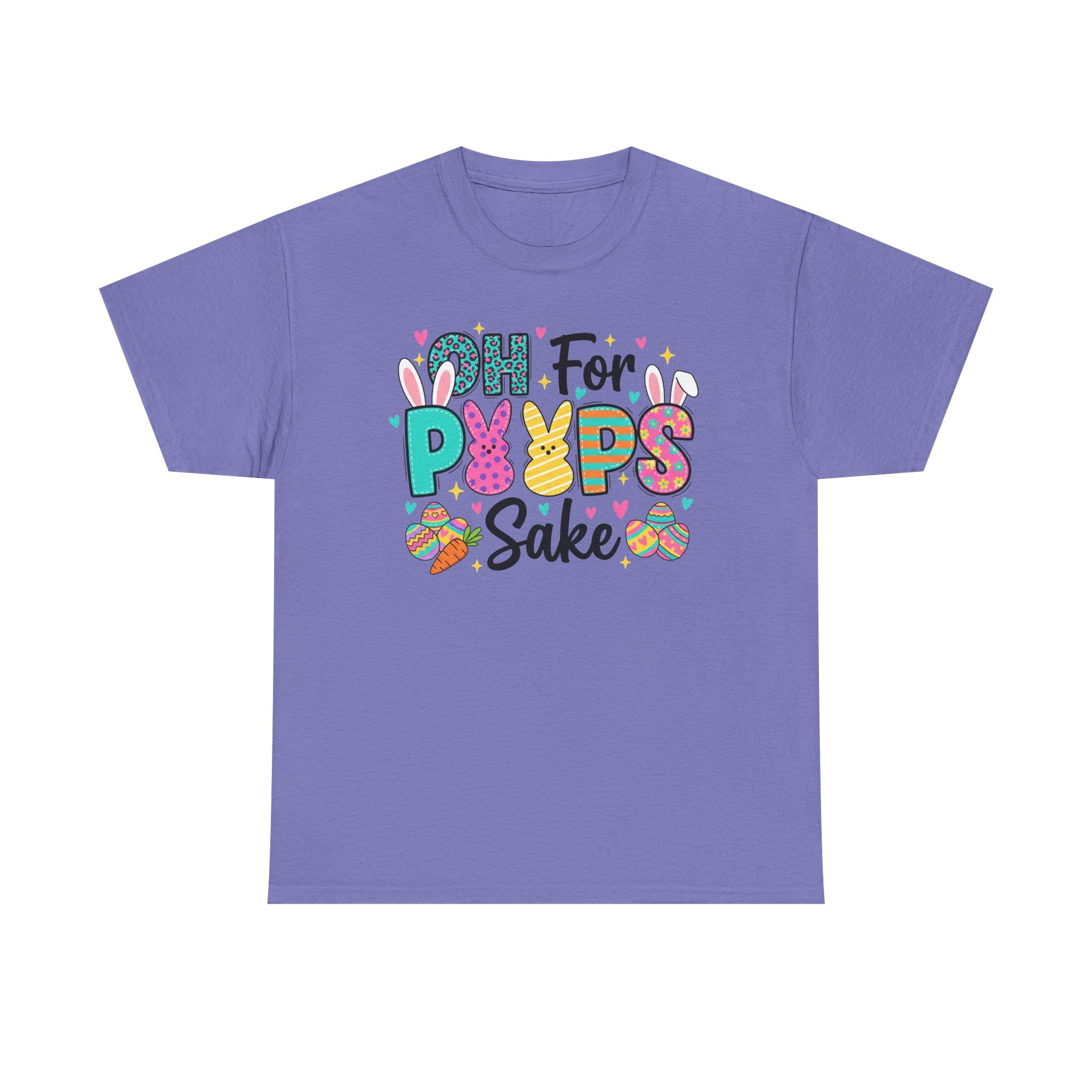 Easter "Oh For Peeps Sake" Graphic Tee — Cute Bunny & Egg Spring T-Shirt