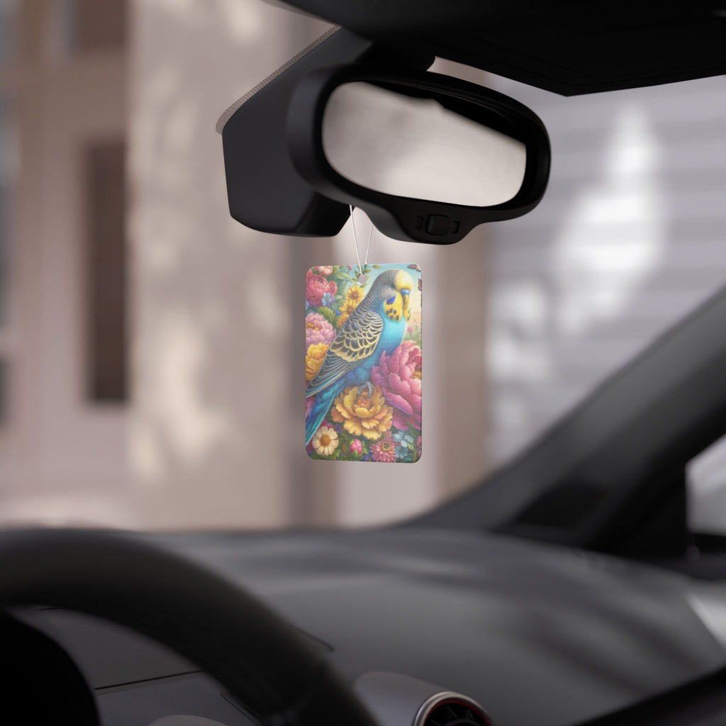 Vibrant Parakeet Car Air Freshener