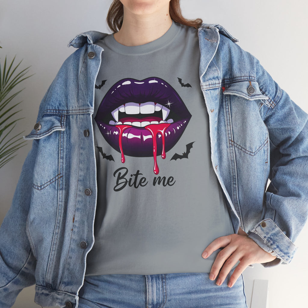 Vampire Lip Bite Me T-shirt