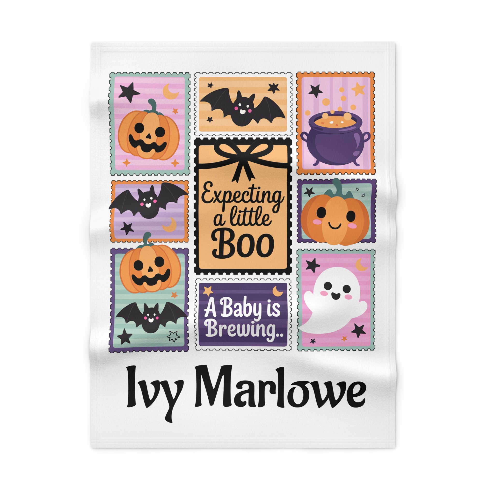 Expecting A Little Boo Baby Blanket