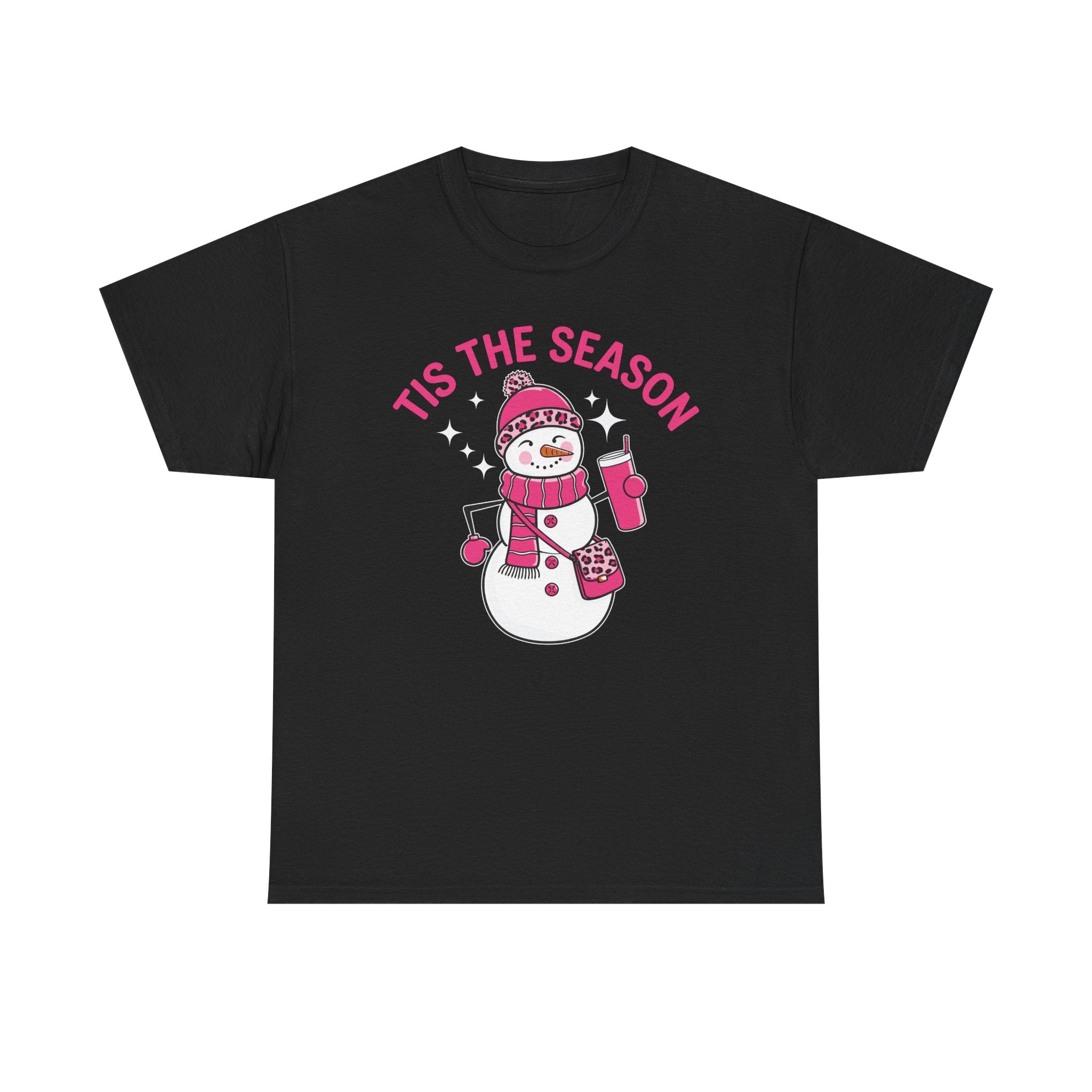Tis The Season Bougie Snowman Tshirt