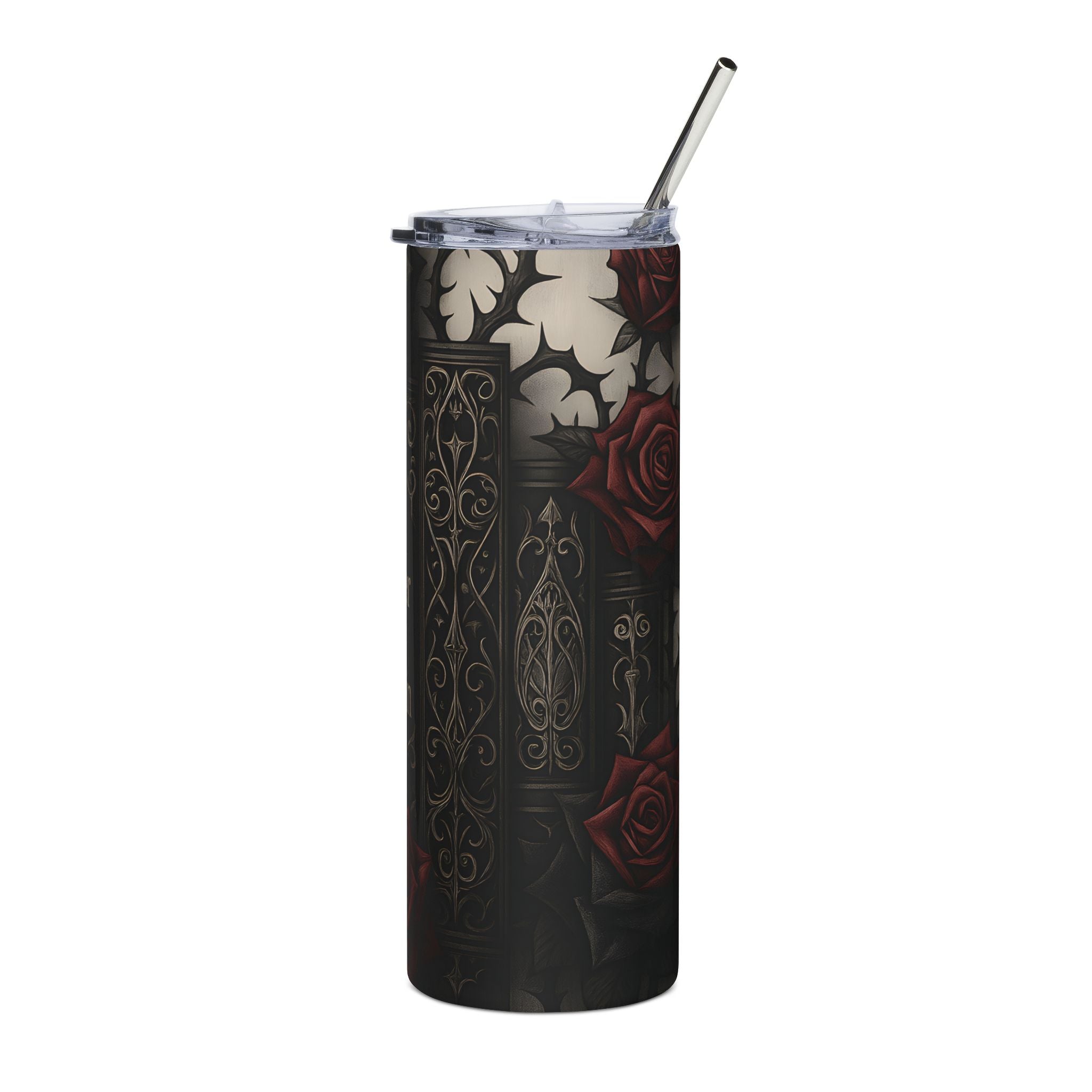 I Prefer the Villain 20oz Stainless Steel Tumbler — Gothic Rose Travel Cup
