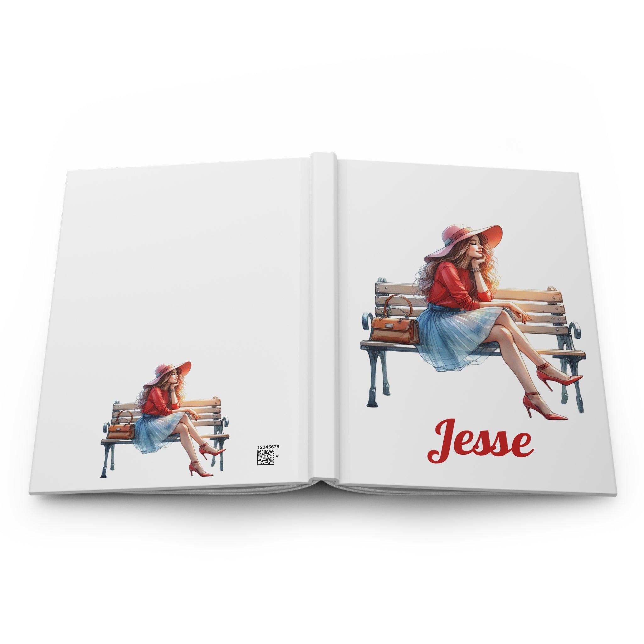 Personalized Fashionista Hardcover Journal