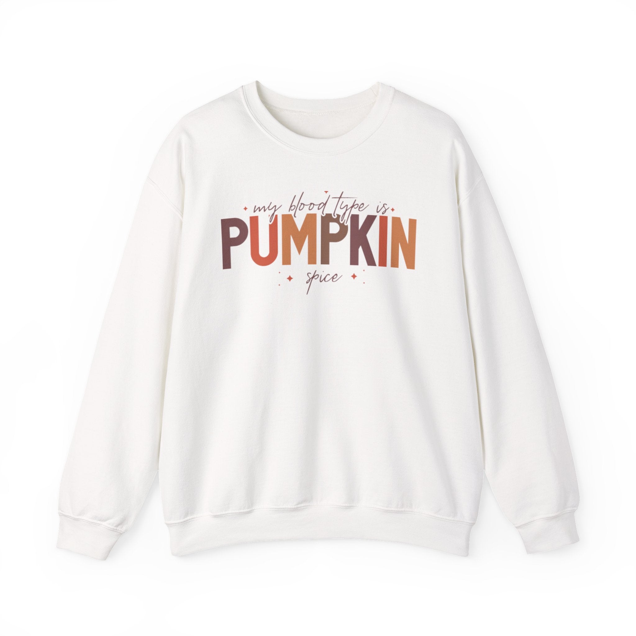 My Blood Type Is Pumpkin Spice Crewneck Sweatshirt