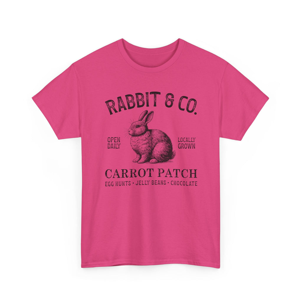 Rabbit & Co. Carrot Patch T-Shirt — Vintage Easter Bunny Graphic