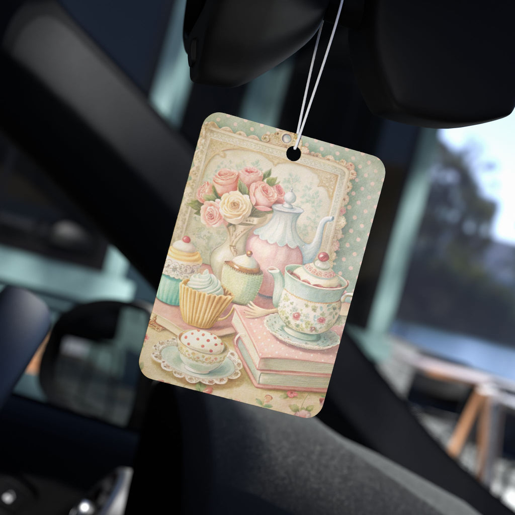Pastel Tea Party Car Air Freshener