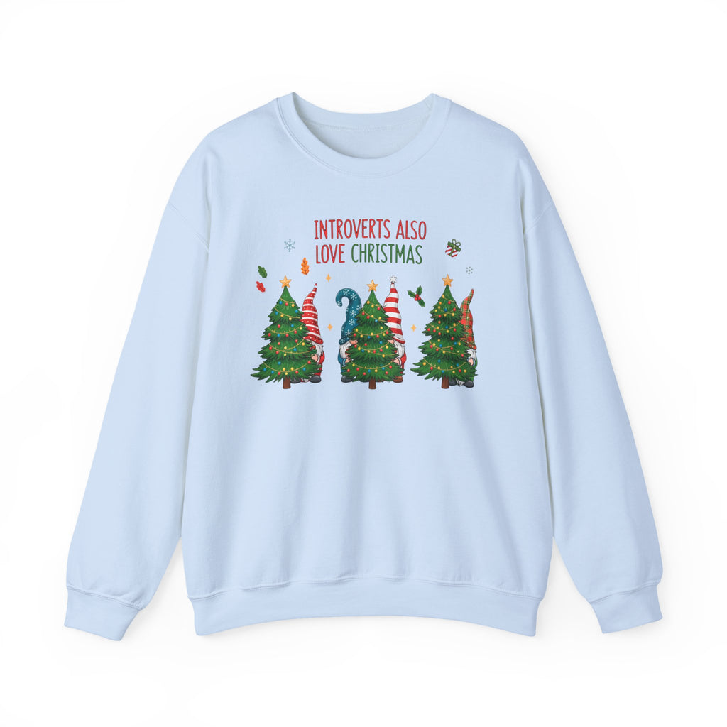 Introverts Also Love Christmas Sweatshirt