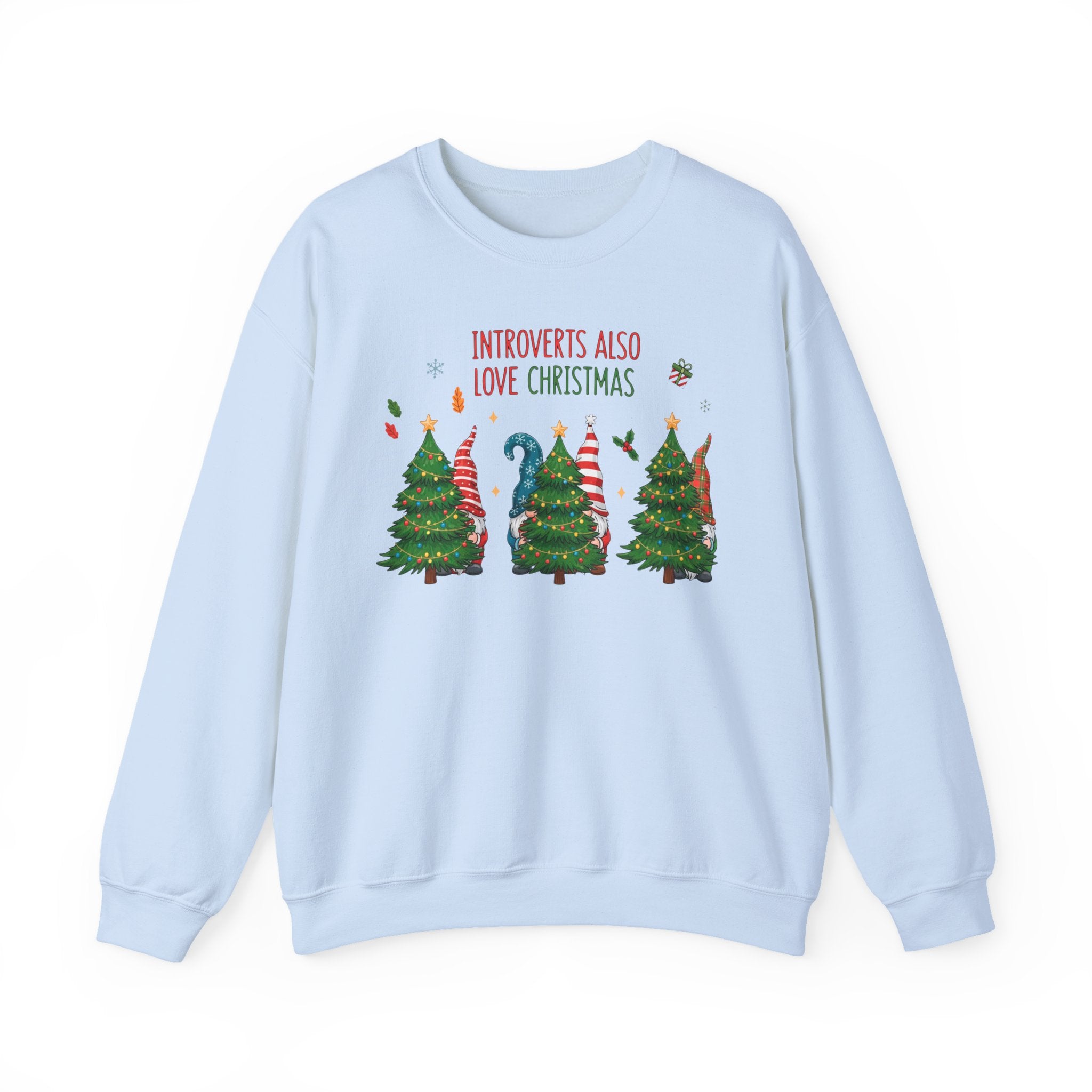 Introverts Also Love Christmas Sweatshirt
