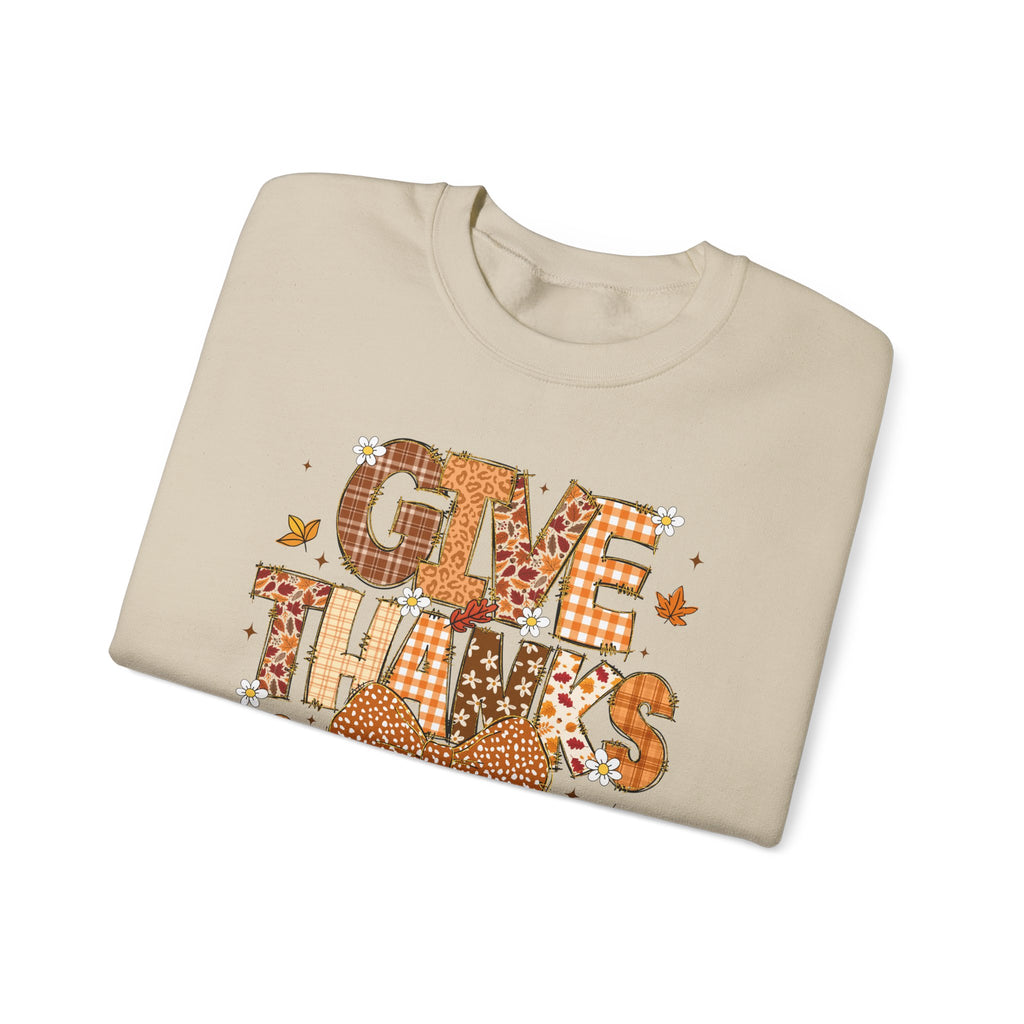 Give Thanks Crewneck Sweatshirt