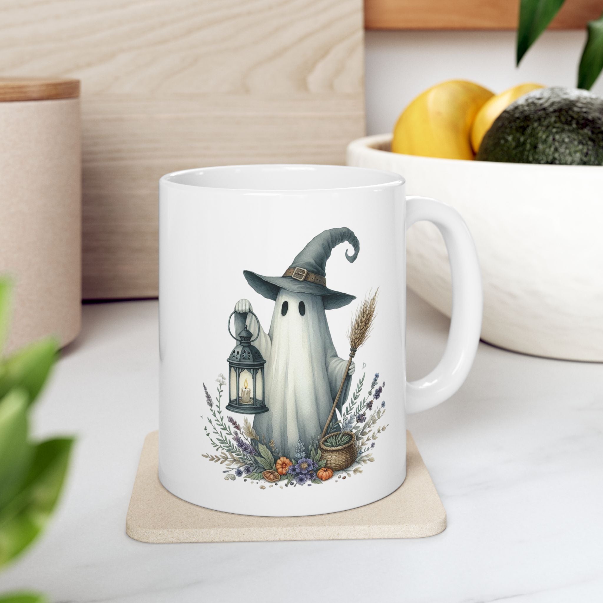 Cute Ghost Ceramic Mug
