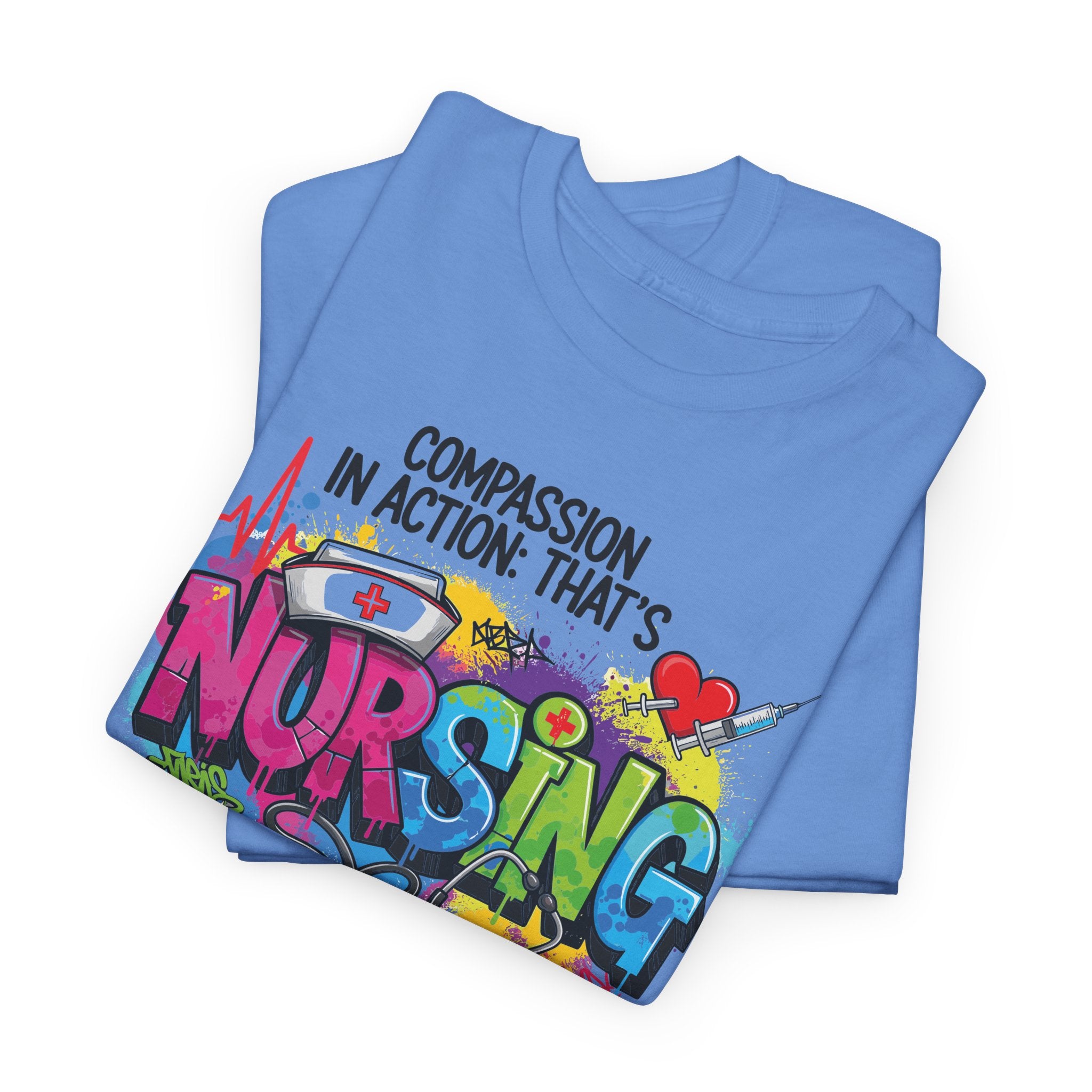 Compassion in Action Nurse T-shirt