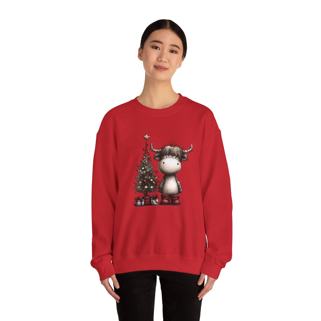 Christmas Moose Crewneck Sweatshirt