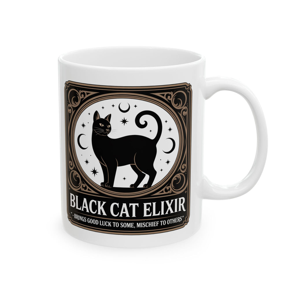 Black Cat Elixir Coffee Mug