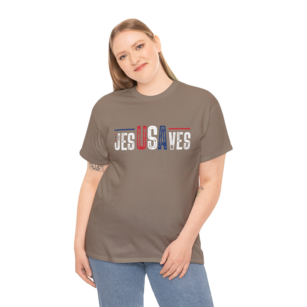 Jesus Saves Patriotic T-Shirt