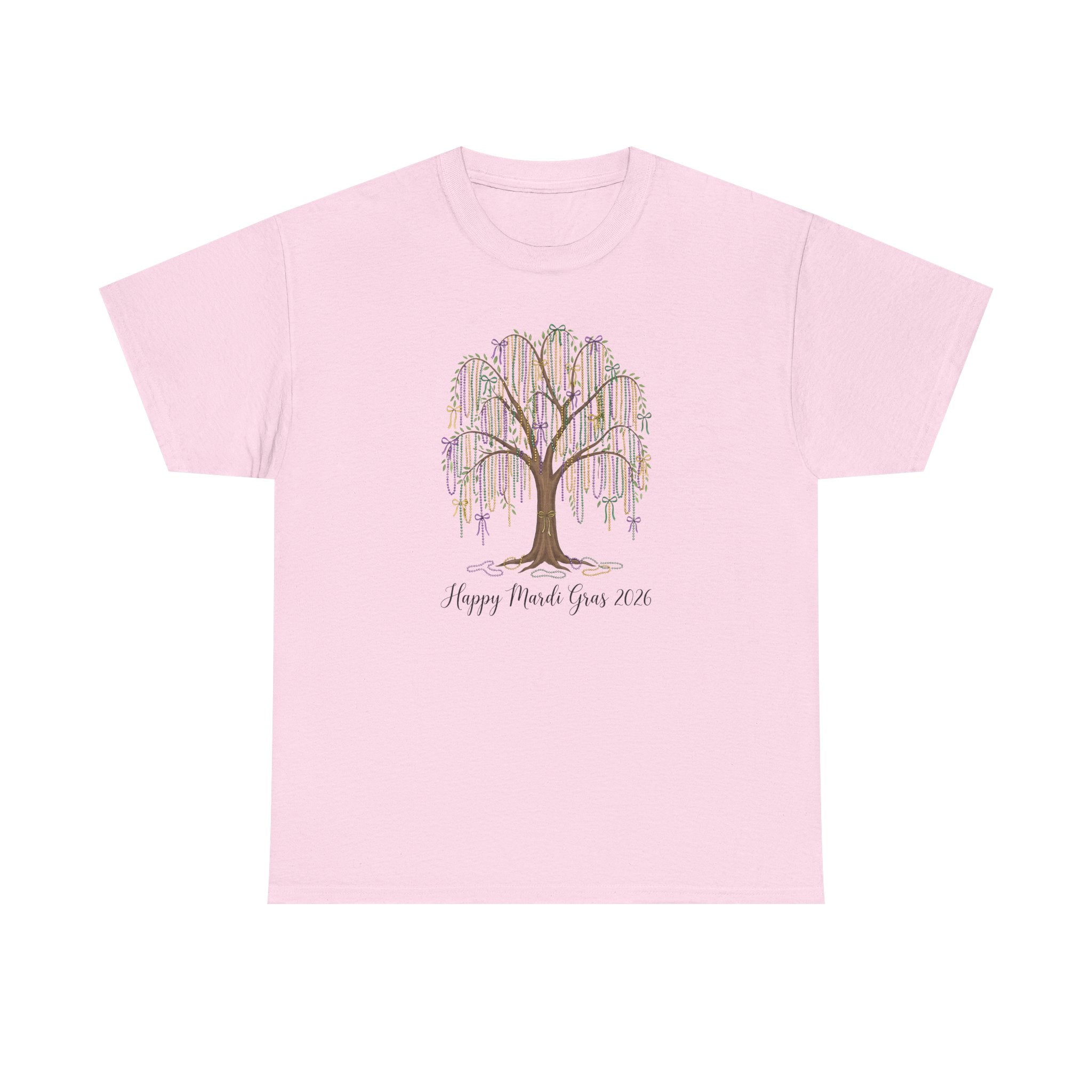 Willow Tree 'Happy Mardi Gras' T‑Shirt