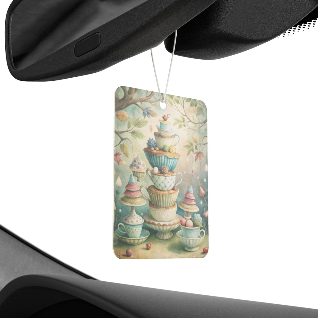 Whimsical Cupcake Teaparty Car Air Freshener